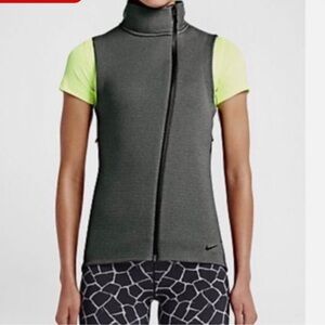 NIKE Women Therma-Sphere Max Training Vest - Charcoal Gray Size Small EUC